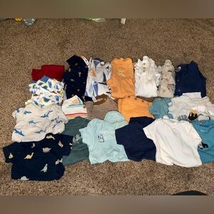 Bundle of baby boy clothes - 0-3 months